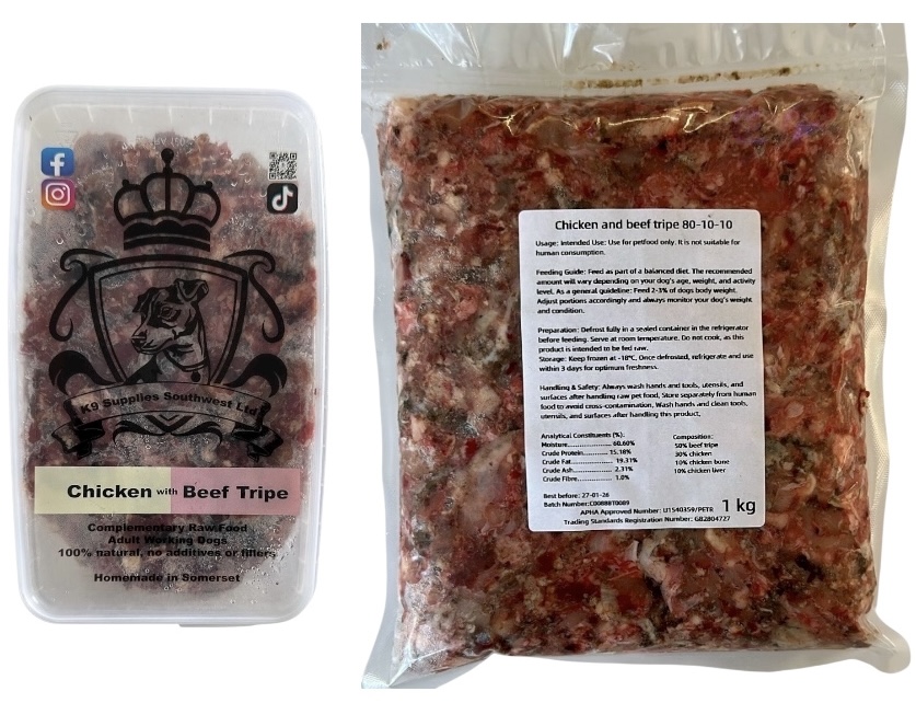 Chicken and Beef Tripe 