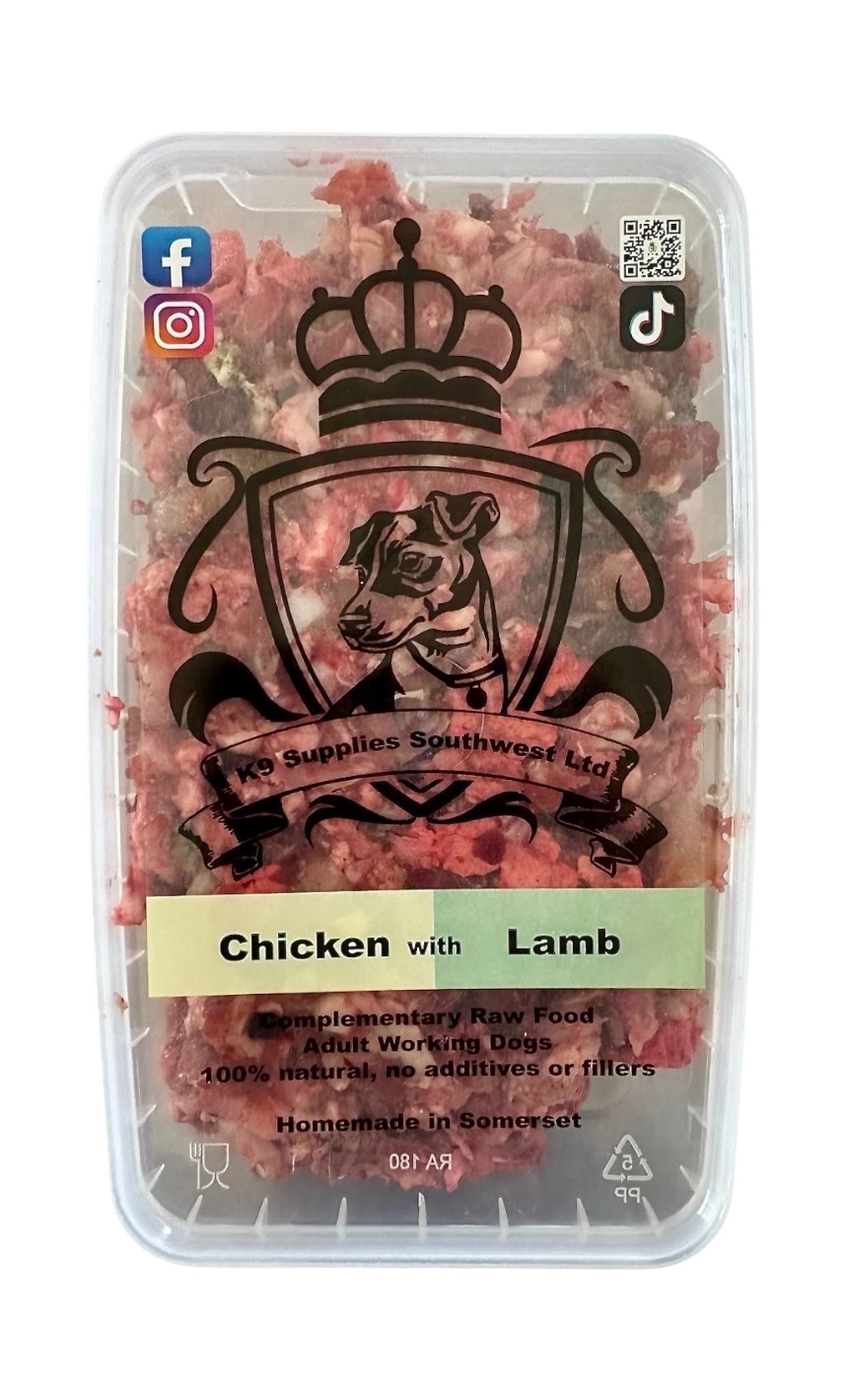 Raw Minced Chicken with Lamb