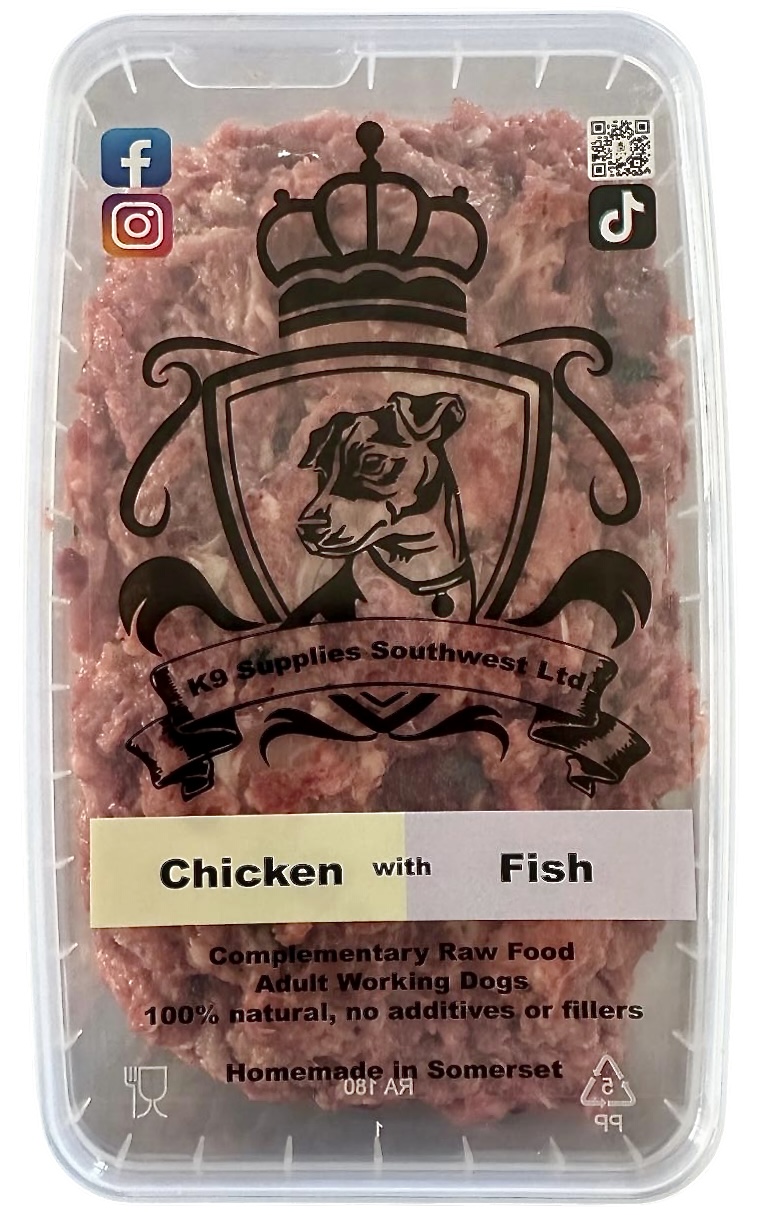 Raw Minced Chicken and Fish