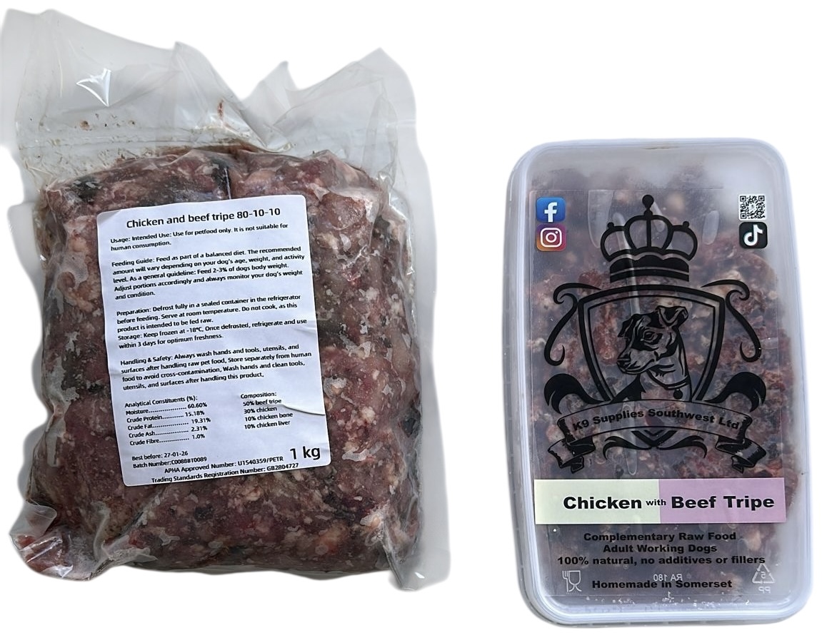 Chicken and Beef Tripe 